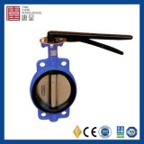 API609 High Performance Low Pressure Wafer Cast Iron Center Line Type Butterfly Valve With Manual Op