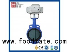 JIS Standard High Performance Low Pressure Lug Cast Steel Center Line Type Butterfly Valve With Elec