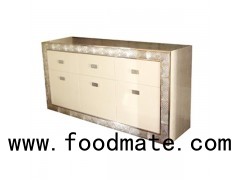 Neo Classic Solid Wood Bedroom Dressers For Sale With Crystal Decoration