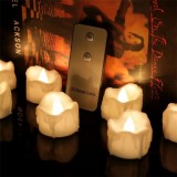 Battery Operated Remote Control LED Tealight Candles