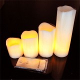Remote Flameless Small Battery Operated Candles With Flickering Candle Flame,Home Decoration Led Can