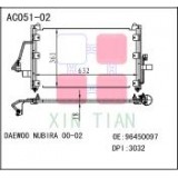 Aftermarket Auto Spare Parts A/C Condenser Air Condenser Assembly Car Make Daewoo 00-02 NUBIRA OEM 9