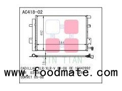 Air Conditioner Auto Condenser For Cadillac 04-08 XLR-V Cadillac 03-06 SSR OEM 10442892 Auto Spare P