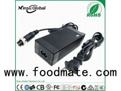 External 43.8V 2A LiFePO4 Battery Charger For 12s 38.4v Battery Packs