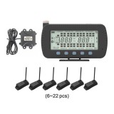 Tirebull SF888-6 Rv Tire Pressure Monitoring System Truck Tpms Trailer Rv With The Tire Pressure And