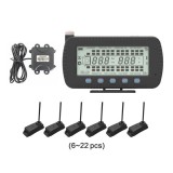 Tirebull SF888-6 Rv Tire Pressure Monitoring System Truck Tpms Trailer Rv With The Tire Pressure And
