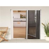 Retractable Pleated Plisse Insect Fly Screen Door Frame