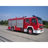 6,000L Middle Size Dry Powder Foam /dry Powder Water Combination Fire Truck