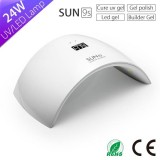 Sun 9s New Tochnology 24w Sun Light Nail Lamp With LED Display