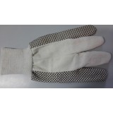 Hand Protective Pvc Dotted Cotton Canvas Gloves