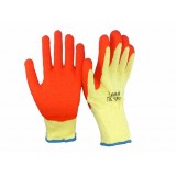 10 Gauge Fine Yarn Liner With Latex Coated Safety Work Gloves