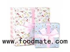 Pretty Colorful Pattern Paper Cardboard Christmas Gift Packaging Boxes With Lids For Sale