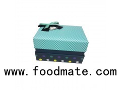 Cheap Price Retail Decorative Bow Tie Paper Gift Boxes With Tall Padded Lid