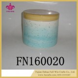 Ceramic Flour Candy Food Canister With Spoon For Sugar Spice Airtight Canister Jar