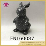Halloween Decorative Treat Bowl Ceramic Cake Sand Ghosts Holding Pumpkins Candle Holder For Gifts