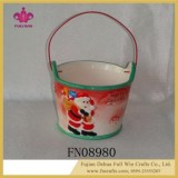 Christmas Decoration Flower Vase Santa Claus Sleigh Christmas Hanging Decoration And Candle Stick Ho