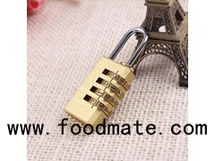 CH-04K 60mm 4 Digit Brass Combination Padlock For Suitcase