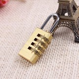 CH-04K 60mm 4 Digit Brass Combination Padlock For Suitcase