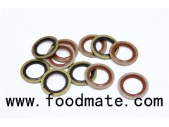 Rubber Metal High Strength Standard/customized Self-centering Bonded Seal In NBR/FKM