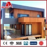 Wooden Texture Aluminum Plastic Composite Wall Cladding Panel