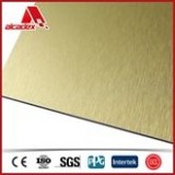 Gold Color Hairline Pattern Aluminum Plastic Sandwich Panel/acm