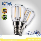 High Efficiency IP20 Indoor Glass Cover A20 E27 1W Led Filament Bulb