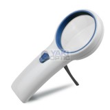 Bracket 5x60mm Handheld Magnifying Glass Tool With Light