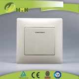 European Standard Style Victorious Plastic One Way Switch Illuminated