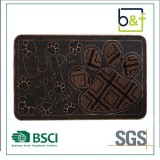 Top Grade Exquisite Foot Clean Soft Polyester And PVC Place Mat
