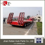Hot Sales 4 Axles 80 Tons Heavy Duty Lowbed Semi Trailer