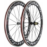 80mm Depth Road Carbon Bike Wheels Alloy Braking Surface 700C Wheelset