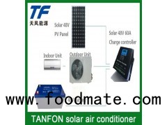 Wall-mounted Portable 48VDC 100% Off Grid Solar Air Conditioner 9000BTU,12000BTU,18000BTU