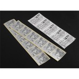 Printing Plastic Label Products With Holder Strips And Adhesive Holders