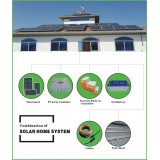 Install Support 3000w 5000w 10000w Solar Home Generator Energy Panel Power System