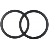 700C 50mm Clincher Carbon Rims For Bikes Cycling Carbon Rims In Stock