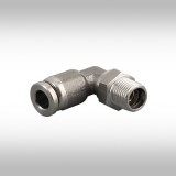 Stainless Steel 90 Degree union Elbow Pneumatic Push To Connect Air Fittings Corrosion Resistan