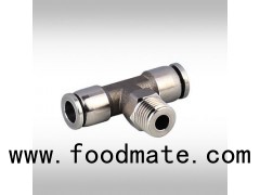 Stainless Steel Tee Branch Pneumatic Air Hose Quick Connect Tube Fittings with Best Price