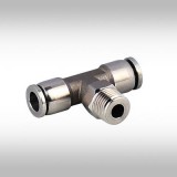 Stainless Steel Tee Branch Pneumatic Air Hose Quick Connect Tube Fittings with Best Price
