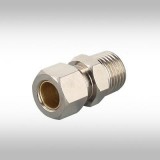 Brass Compression Straight Coupler Pneumatic Tube Fittings Factory Supply OEM with top Quality and B