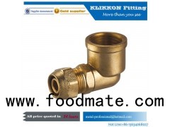 Small Brass Threaded Swivel Propane Tube Y Tee Elbow Propane Compression Pipe Fittings