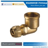 Small Brass Threaded Swivel Propane Tube Y Tee Elbow Propane Compression Pipe Fittings