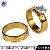 Affordable Stainless Steel Vintage Wedding Ring Sets The Wedding Ring For Him And Her