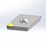 Single-Crystalline Diamond Inserts