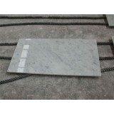 Italian Carrara White Marble Polished Bathroom Floor Tile