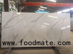 Artifical Calacatta White Quartz Stone , Engineered Stone, Best Quartz Slabs