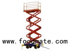 Scissor Lift Aerial Working Platform For Indoor Installtion And Maintenance