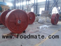 Ductile Cast Iron Flywheel With Sand Casting For Jaw Crusher