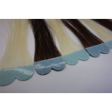 Balayage Ombre Remy Human Hair Heart Tape In Extensions