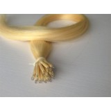 Remy Double Drawn Ombre Grey Nano Ring Hair Extensions