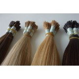 Remy Doulbe Drawn Ombre Grey Mini I Tip Hair Extensions